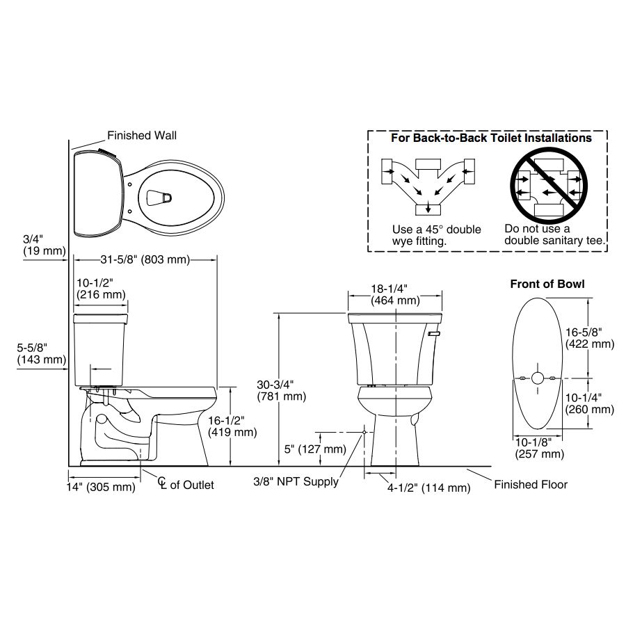 Kohler 3949-TR-96 Highline Comfort Height Two-Piece Elongated 1.28 Gpf Toilet With Class Five Flush Technology Right-Hand Trip Lever And Tank Cover Locks 2