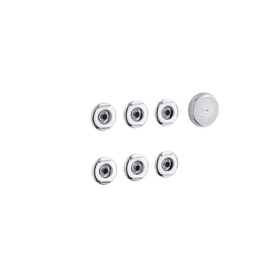 Kohler 9696-CP Flexjet Whirlpool Trim Kit With Six Jets 2