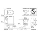 Kohler 3948-UT-0 Wellworth Two-Piece Elongated 1.28 Gpf Toilet With Class Five Flush Technology Left-Hand Trip Lever Insuliner Tank Liner And Tank Cover Locks 2