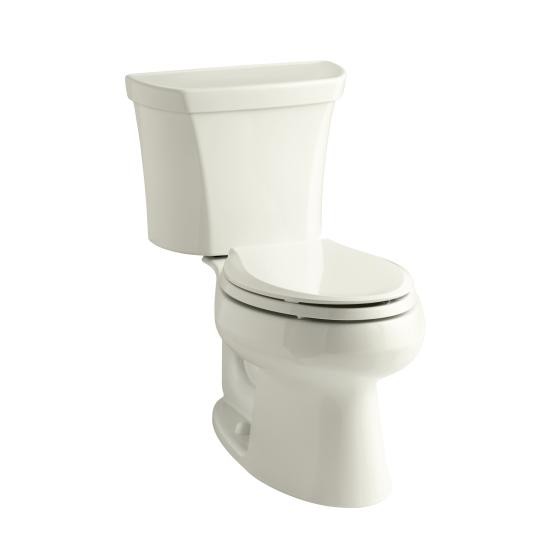 Kohler 3988-RA-96 Wellworth Two-Piece Elongated Dual-Flush Toilet With Right-Hand Trip Lever 3