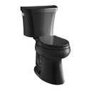 Kohler 3989-7 Highline Comfort Height Two-Piece Elongated Dual-Flush Toilet With Class Five Flush Technology And Left-Hand Trip Lever 3