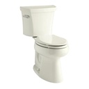 Kohler 3979-96 Highline Comfort Height Two-Piece Elongated 1.6 Gpf Toilet With Class Five Flush Technology And Left-Hand Trip Lever 3