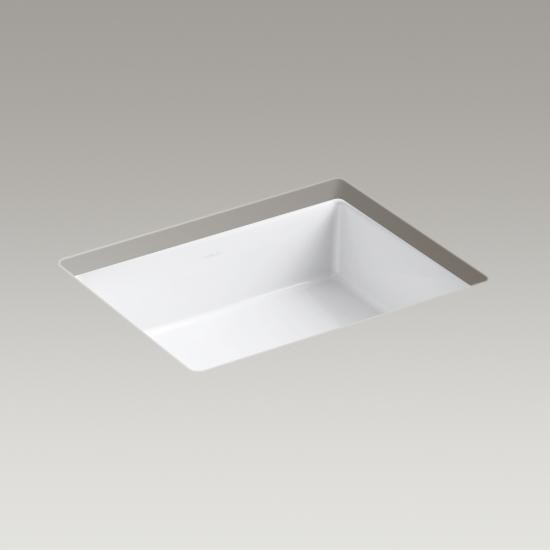 Kohler 2882-0 Verticyl Rectangle Under-Mount Bathroom Sink 3