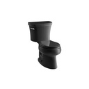 Kohler 3948-T-7 Wellworth Two-Piece Elongated 1.28 Gpf Toilet With Class Five Flush Technology Left-Hand Trip Lever And Tank Cover Locks 1