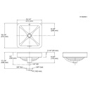 Kohler 2661-7 Vox Square Vessel Bathroom Sink 2