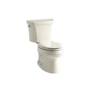 Kohler 3988-96 Wellworth Two-Piece Elongated Dual-Flush Toilet With Left-Hand Trip Lever 1