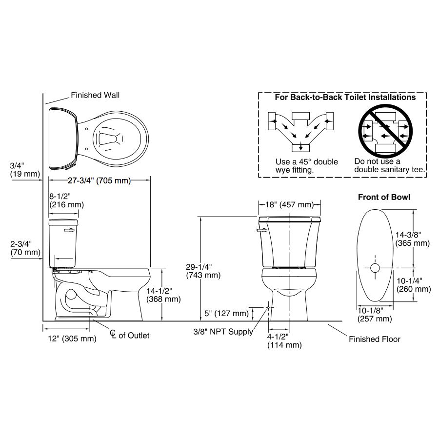Kohler 3997-T-0 Wellworth Two-Piece Round-Front 1.28 Gpf Toilet With Class Five Flush Technology Left-Hand Trip Lever And Tank Cover Locks 2