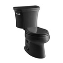 Kohler 3948-7 Wellworth Two-Piece Elongated 1.28 Gpf Toilet With Class Five Flush Technology And Left-Hand Trip Lever 3