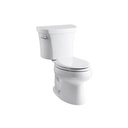 Kohler 3948-0 Wellworth Two-Piece Elongated 1.28 Gpf Toilet With Class Five Flush Technology And Left-Hand Trip Lever 1