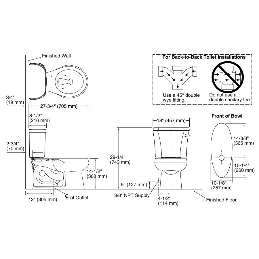 Kohler 3997-UR-0 Wellworth Two-Piece Round-Front 1.28 Gpf Toilet With Class Five Flush Technology Right-Hand Trip Lever And Insuliner Tank Liner 2