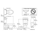 Kohler 3998-TR-0 Wellworth Two-Piece Elongated 1.28 Gpf Toilet With Class Five Flush Technology Right-Hand Trip Lever And Tank Cover Locks 2