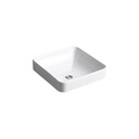 Kohler 2661-0 Vox Square Vessel Bathroom Sink 1