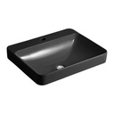 Kohler 2660-1-7 Vox Rectangle Vessel Bathroom Sink With Single Faucet Hole 3
