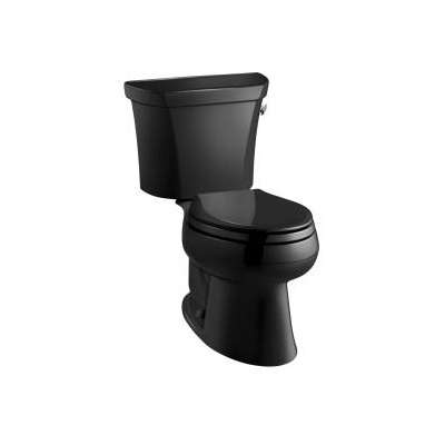 Kohler 3531-RA-7 Wellworth Pressure Lite Elongated 1.0 Gpf Toilet With Right-Hand Trip Lever Less Seat 1