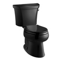 Kohler 3531-RA-7 Wellworth Pressure Lite Elongated 1.0 Gpf Toilet With Right-Hand Trip Lever Less Seat 3