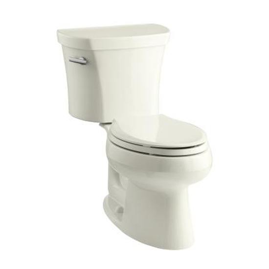 Kohler 3948-96 Wellworth Two-Piece Elongated 1.28 Gpf Toilet With Class Five Flush Technology And Left-Hand Trip Lever 3