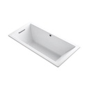 Kohler 1821-W1-0 Underscore 66 X 32 Drop-In Bath With Bask Heated Surface And End Drain 3