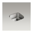 Kohler K3335 Undertone 19 x 19 Extra Large Rounded Undermount Single Kitchen Sink 1