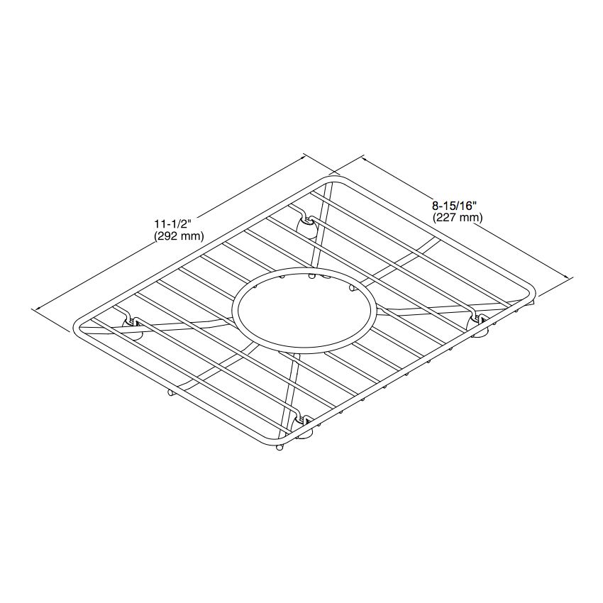 Kohler 2993-ST Vault Entertainment Bottom Sink Rack 2