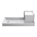 Kohler 1977-0 Tresham 60 X 32 Receptor With Integral Seat And Left-Hand Drain 3