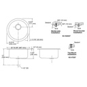 Kohler K3341 Undertone Lyric 18 Diameter Single Circular Bowl Kitchen Sink 2