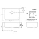 Kohler K3332 Undertone 23 x 17 Extra Large Undermount Single Kitchen Sink 2