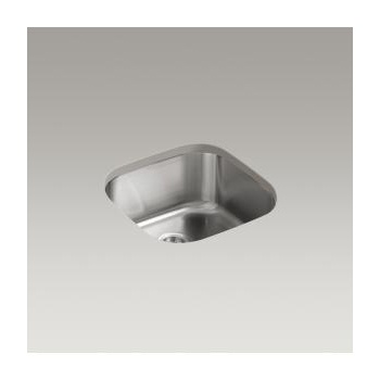 Kohler K3335 Undertone 19 x 19 Extra Large Rounded Undermount Single Kitchen Sink 1