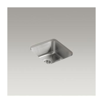 Kohler K3331 Undertone 15 x 17 Medium Squared Undermount Single Kitchen Sink 1