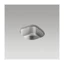Kohler K3336 Undertone 15 x 17 Rounded Undermount Single Bowl Kitchen Sink 1