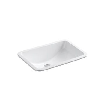 Kohler 2214-G-0 Ladena 20-7/8 X 14-3/8 X 8-1/8 Under-Mount Bathroom Sink With Glazed Underside 1