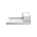 Kohler 1979-0 Tresham 60 X 36 Receptor With Integral Seat And Left-Hand Drain 1