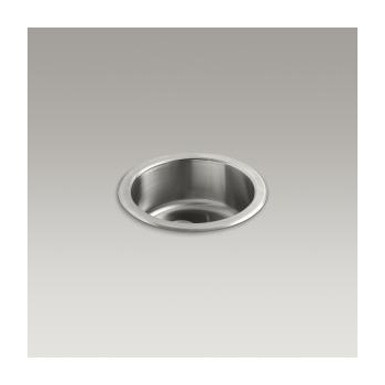 Kohler K3341 Undertone Lyric 18 Diameter Single Circular Bowl Kitchen Sink 1