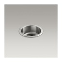 Kohler K3341 Undertone Lyric 18 Diameter Single Circular Bowl Kitchen Sink 1