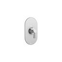 Aquabrass R3053 Otto Round Trim Set For Thermostatic Valves 12000 And 3000 Brushed Nickel 1