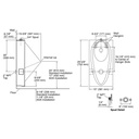 Kohler 5244-ET-7 Steward Hybrid High-Efficiency Urinal With 3/4 Top Spud 2