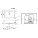 Kohler 2330-96 Kathryn 19-3/4 X 15-5/8 X 6-1/4 Under-Mount Bathroom Sink 2