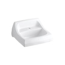 Kohler 2007-0 Kingston 21-1/4 X 18-1/8 Wall-Mount/Concealed Arm Carrier Arm Bathroom Sink With Single Faucet Hole 1