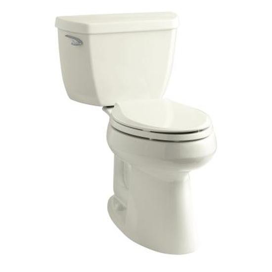 Kohler 3713-96 Highline Classic Comfort Height Two-Piece Elongated 1.28 Gpf Toilet With Class Five Flush Technology And Left-Hand Trip Lever 1
