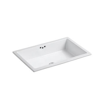 Kohler 2297-G-0 Kathryn 23-7/8 X 15-5/8 X 6-1/4 Under-Mount Bathroom Sink With Glazed Underside 1