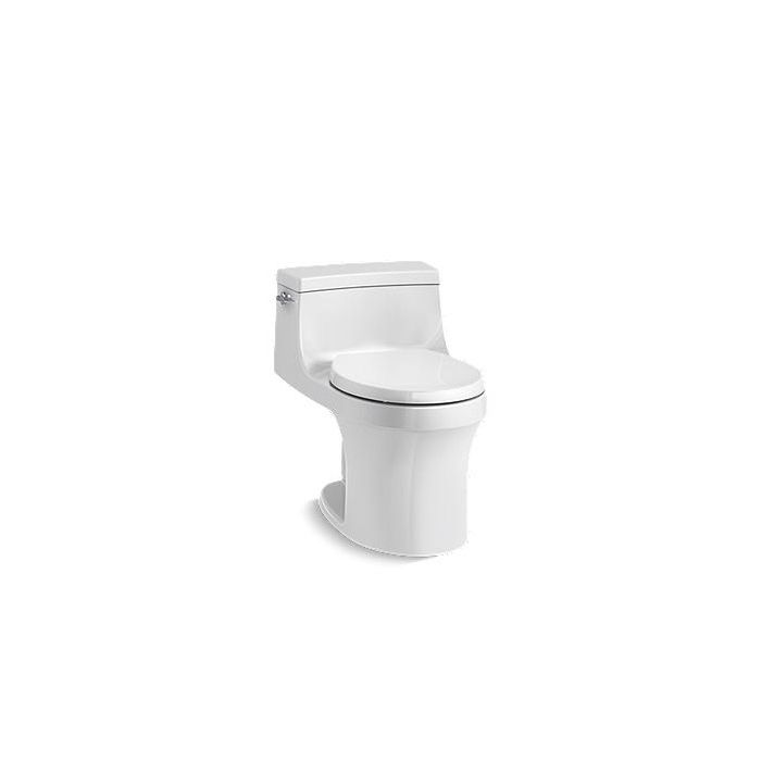 Kohler 4007-0 San Souci One-Piece Round-Front 1.28 Gpf Toilet With Aquapiston Flushing Technology 1