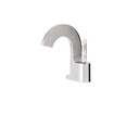 Aquabrass 39544 Cut Short Single Hole Lavatory Faucet With Aquacristal Handle Polished Chrome 1
