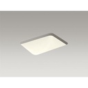Kohler 20000-96 Caxton Rectangle Under-Mount Bathroom Sink With Overflow And Clamp Assembly 1