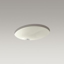 Kohler 2210-G-96 Caxton Oval 17 X 14 Under-Mount Bathroom Sink With Glazed Underside And Clamp Assembly 1