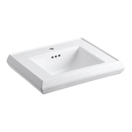 Kohler 2239-1-0 Memoirs Pedestal Lavatory Basin With Single-Hole Faucet Drilling 1