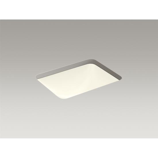 Kohler 20000-96 Caxton Rectangle Under-Mount Bathroom Sink With Overflow And Clamp Assembly 1