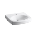 Kohler 2028-1-0 Pinoir Lavatory Basin With Single-Hole Faucet Drilling 1