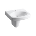 Kohler 2035-1-0 Pinoir Wall-Mount Lavatory With Single-Hole Faucet Drilling 1