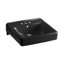 Kohler 2054-7 Soho 20 X 18 Wall-Mount/Concealed Arm Carrier Arm Bathroom Sink With 4 Centerset Faucet Holes 1