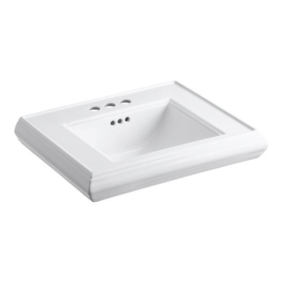 Kohler 2239-4-0 Memoirs Pedestal Lavatory Basin With 4 Centers 1