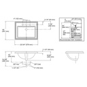 Kohler 2241-8-96 Memoirs Self-Rimming Lavatory With 8 Centers 2